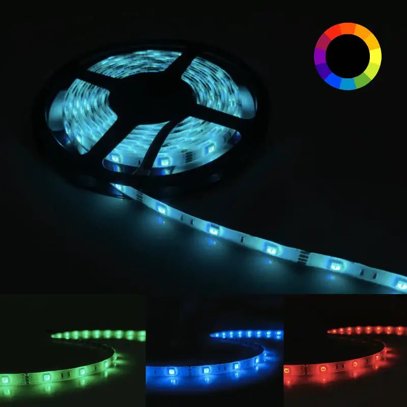 Commander Vite Ruban LED RGB 12V 5M 5050 IP44 30LED/m