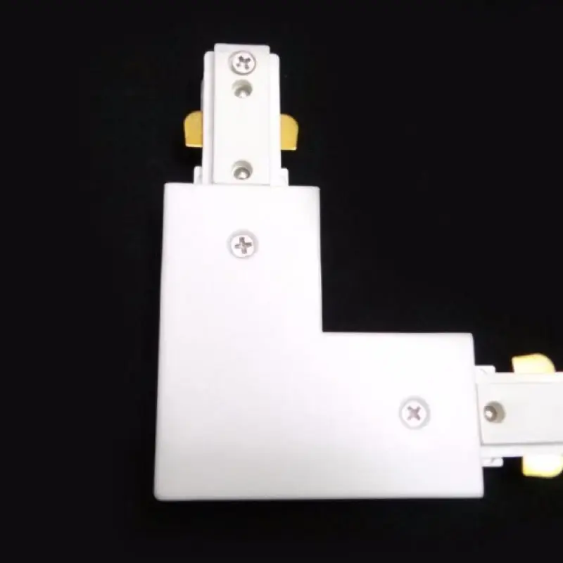 Connecteur LED pour Rail Monophasé Angle 90° BLANC Marque