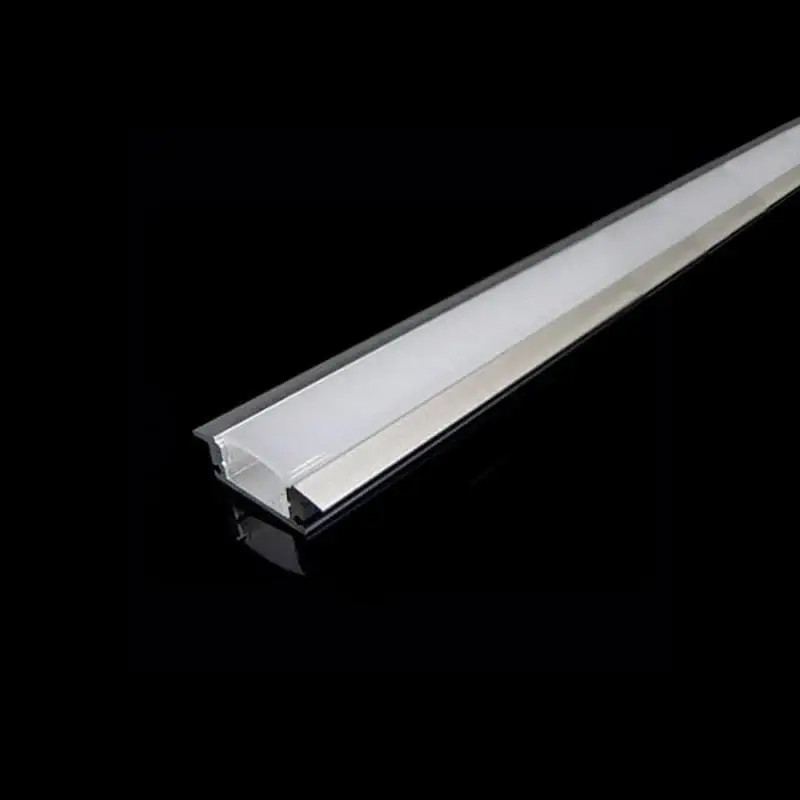 Profilé Aluminium encastré 2m avec Couvercle Blanc Opaque Acheter En Ligne