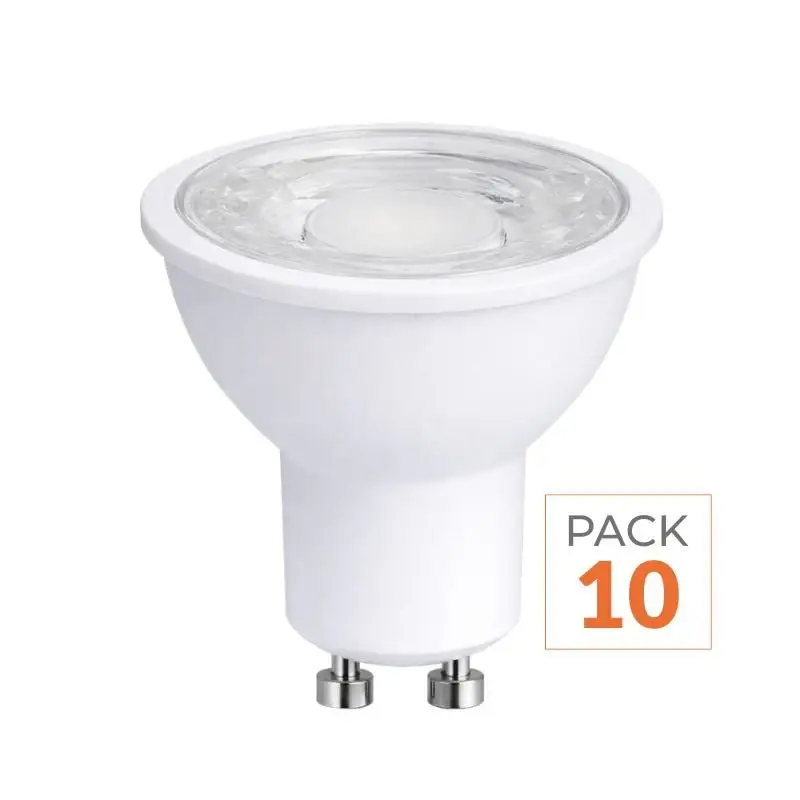 Satisfait Ou Remboursé Ampoule LED GU10 8W 220V PAR16 COB - Pack de 10