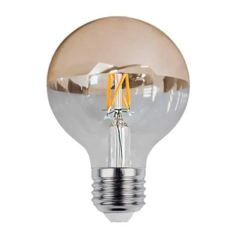 Meilleur Prix Ampoule LED E27 Filament 4W G95 Reflet Or