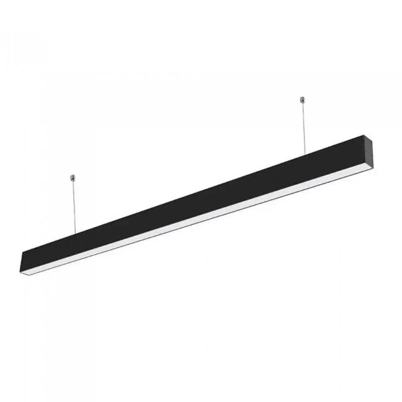 Suspension Linéaire LED 120cm 40W Interconnectable NOIR Meilleure Vente