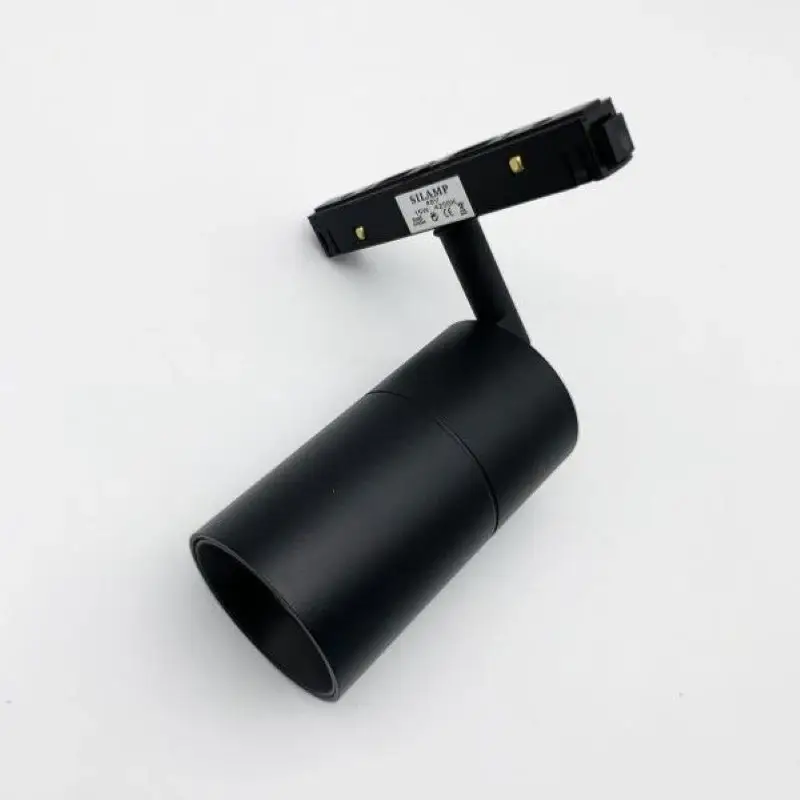 Spot LED sur Rail Magnétique 48V 15W Orientable NOIR Marque