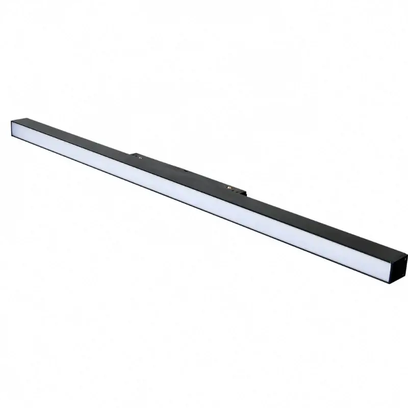 Profilé LED sur Rail Magnétique 48V 20W Dimmable Noir Vente Flash