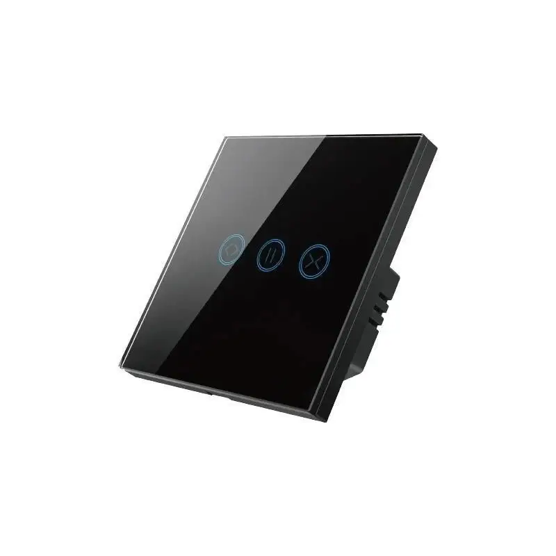 Interrupteur pour Volet Roulant Connecté Wifi Tactile Noir Usine Directe