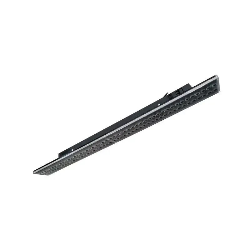 Spot Linéaire LED sur Rail Triphasé 150cm Noir - Puissance Ajustable Usine Directe