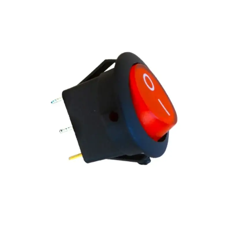 Petit Prix Interrupteur Rond Encastrable 6,5A NOIR