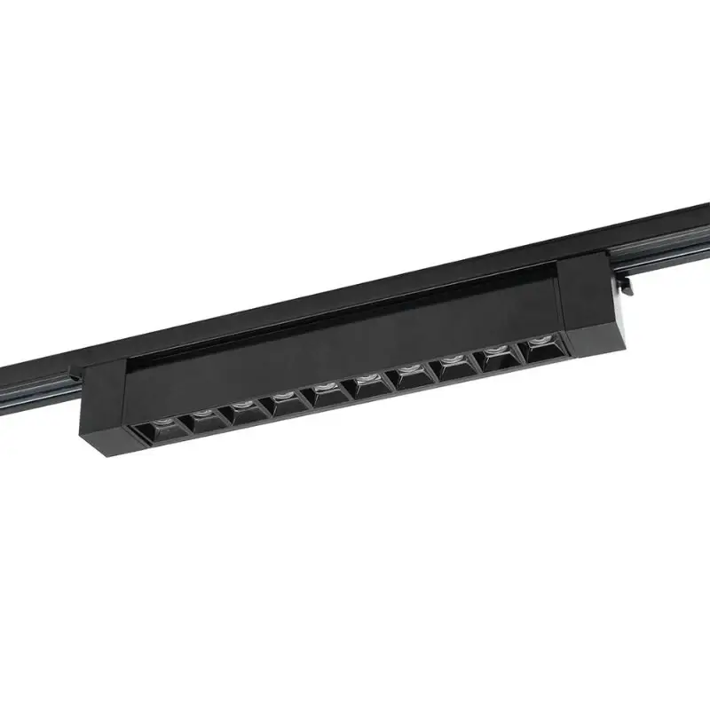 Petit Prix Projecteur Linéaire sur Rail Monophasé 20W 33cm Noir