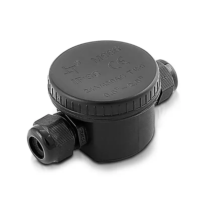 Solde Borne de raccordement Noir Etanche IP66