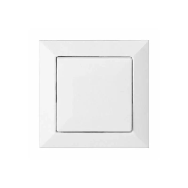 Interrupteur Mural Simple Encastré 10A – Blanc mat Prix Promo