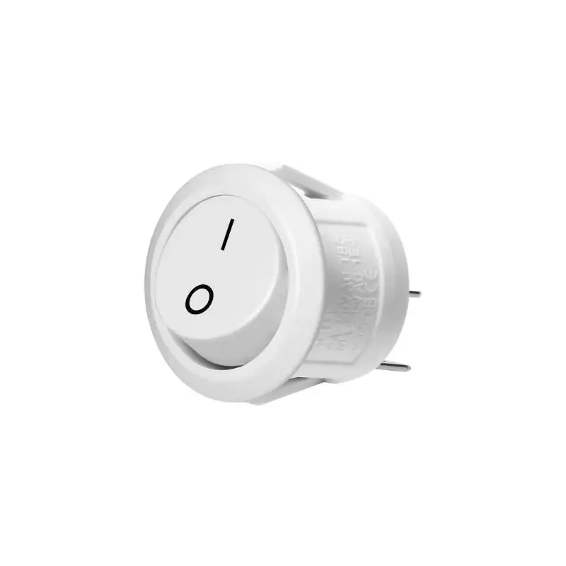 Promotion Interrupteur à Bascule Unipolaire On-Off 6.1A 250V – Blanc