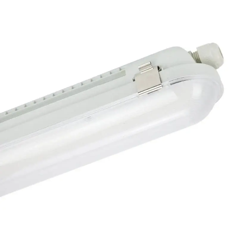 Réglette LED Étanche 150cm 60-80W 180lm/W IP66 avec Module de Secours 3H + AT Nouvelle Collection