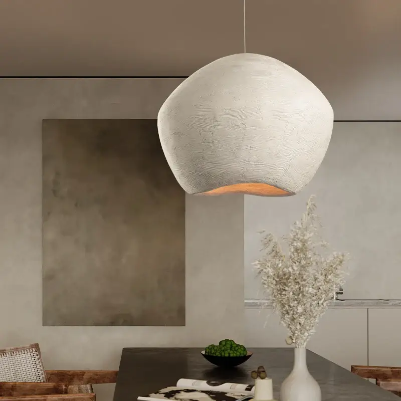 Lustre led style nordique wabi sabi pour restaurant et bar Pas Cher