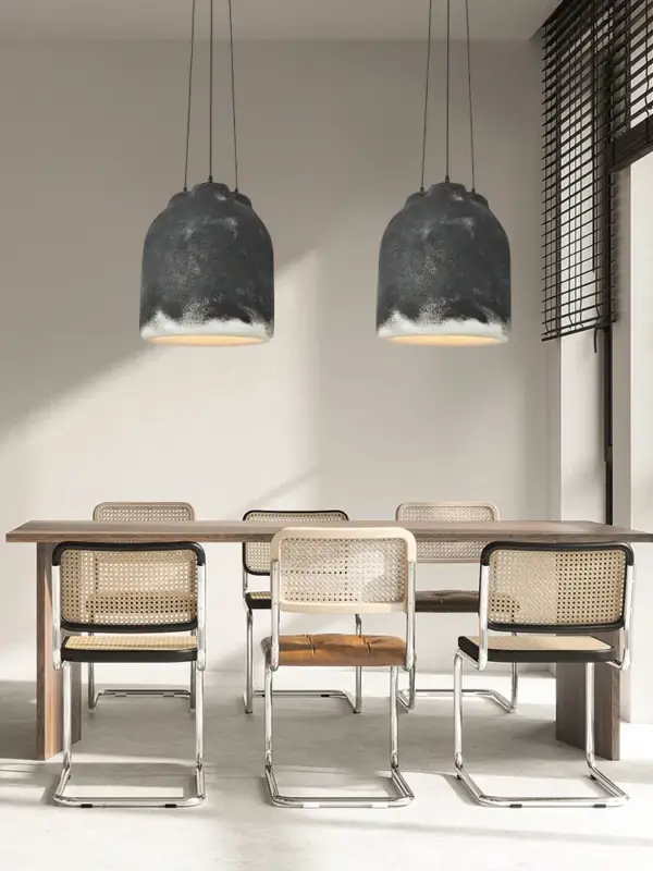 Solde Lustre led style wabi sabi nordique pour restaurant et bar