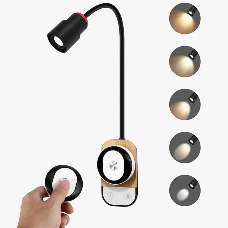 Lampe de chevet led moderne nordique rechargeable avec télécommande... Offre Limitée