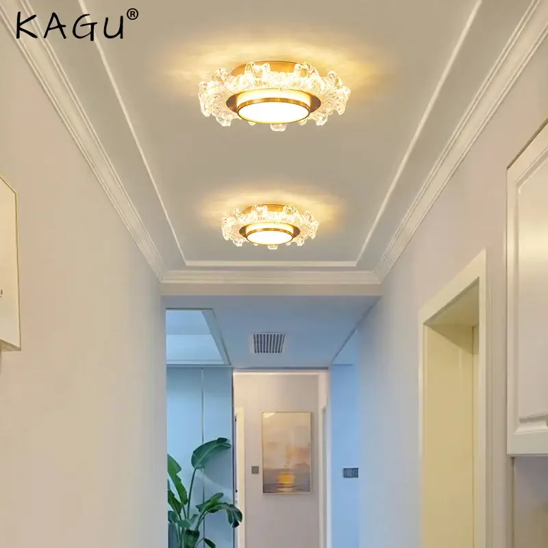 Modern crystal glass led chandelier for home decor Jusqu'à Épuisement Des Stocks