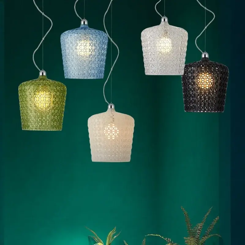 Paiement Sécurisé Modern italian decorative hollow chandelier with acrylic led lights