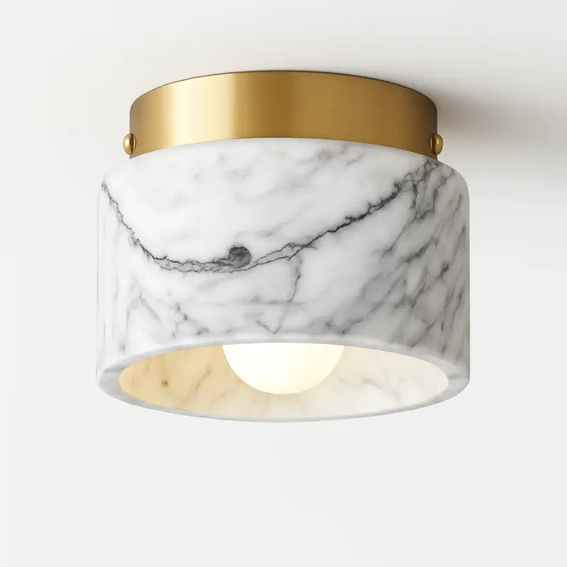 Italian marble ceiling light, decorative fixture ideal for any space Commander Vite