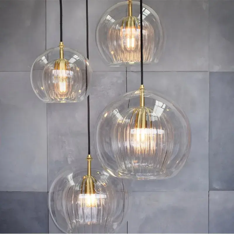 Jusqu'à Épuisement Des Stocks Nordic glass led chandelier for restaurant and office