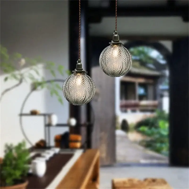 Acheter En Ligne Nordic loft glass ball led luxury pendant light