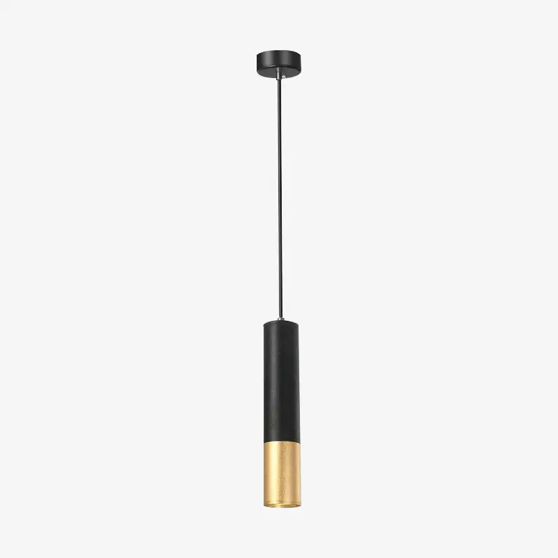 Black and gold cylinder led pendant light hang style Offre Exclusive