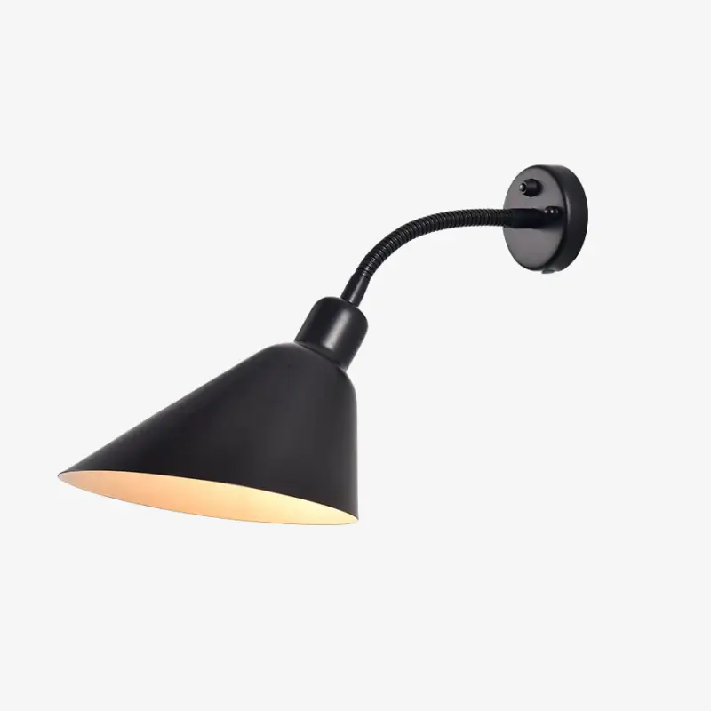 Modern wall light with conical shade rotob Remise