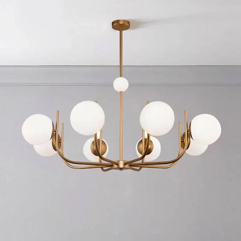 Modern led pendant chandelier for indoor lighting Livraison Express