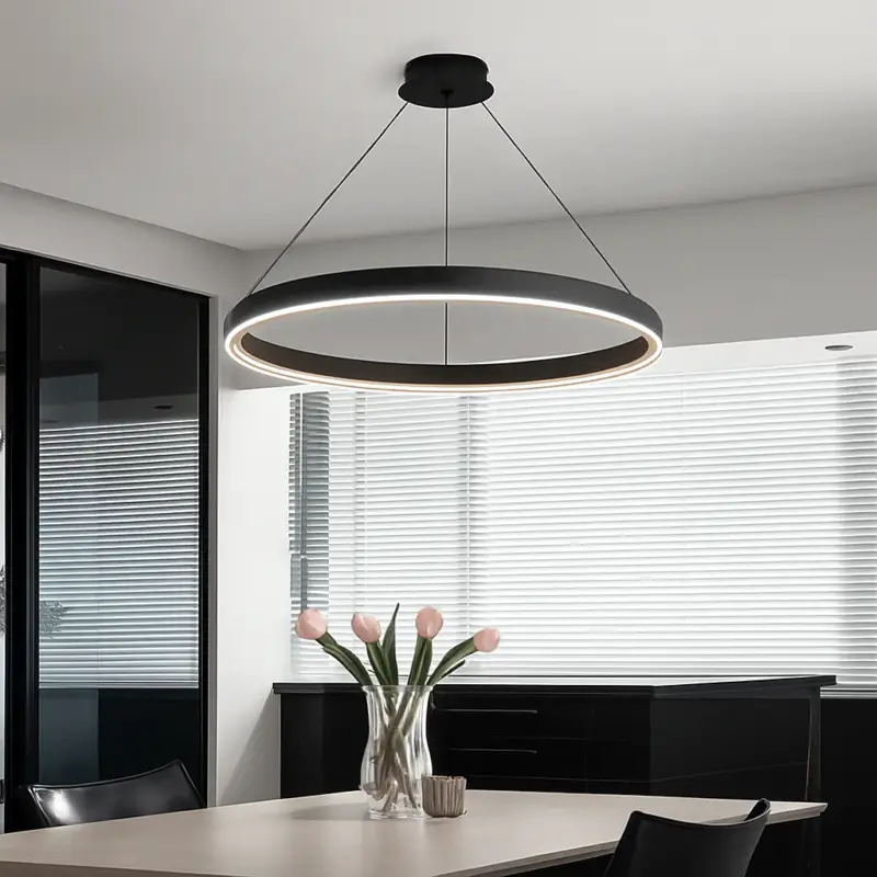 Affaire À Saisir Modern minimalist led ring chandelier decorative pendant
