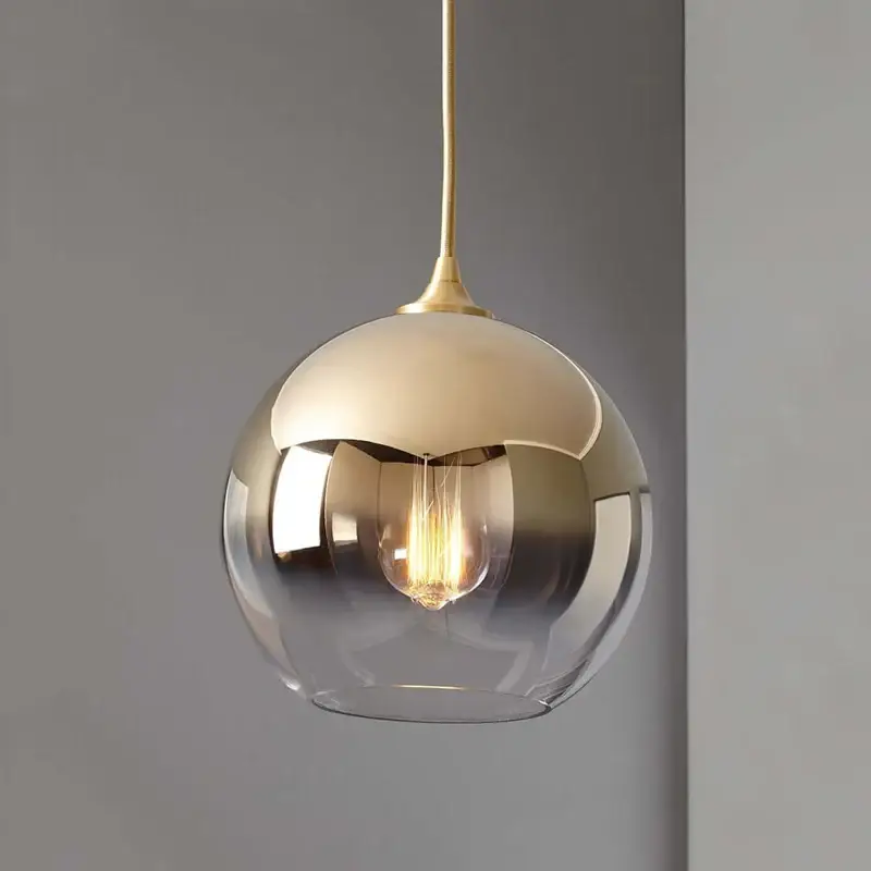 Réduction Modern glass pendant lights for nordic decor