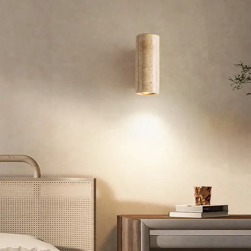 Acheter Direct Natural stone wall lamp, retro art, lw decorative lamp, living room...