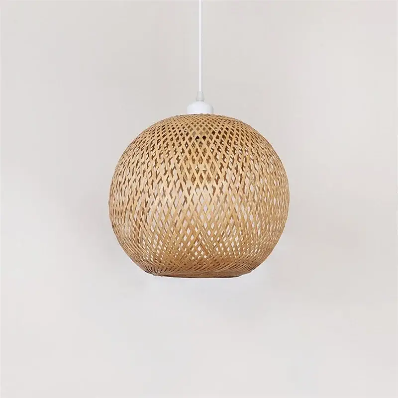 Offre Du Jour Modern nordic handwoven bamboo led chandelier