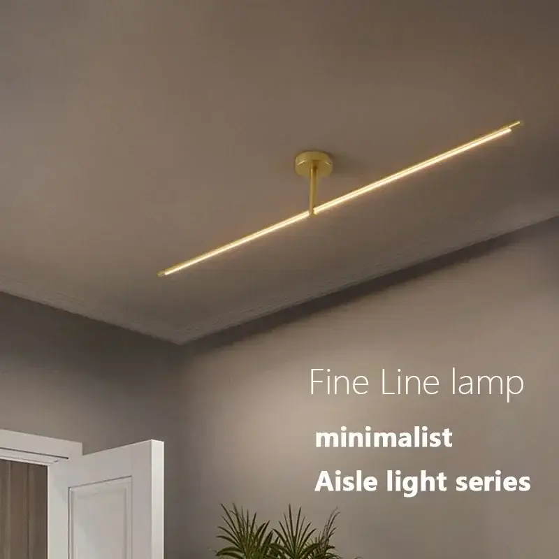 Modern led chandelier for hallway and decorative mirror Populaire
