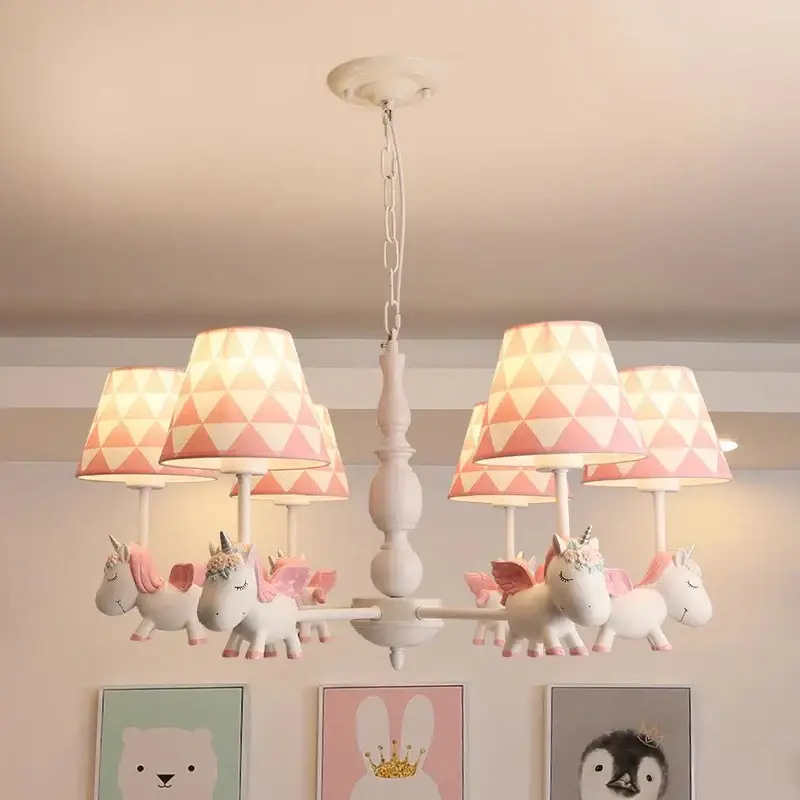 Nordic style rotating led children’s chandelier, romantic and cosy Jusqu'à Épuisement Des Stocks