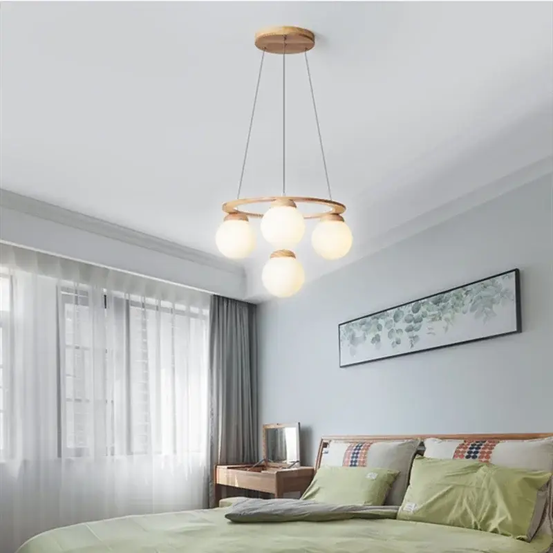 Modern multi-head glass led chandelier for indoor use Acheter Direct