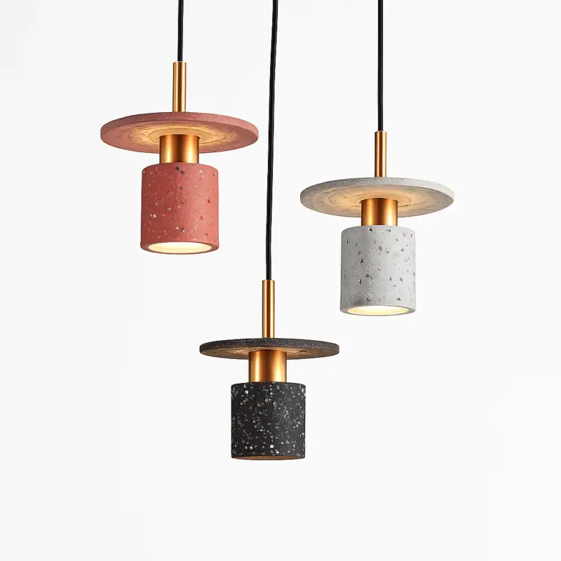 Modern terrazzo pendant light for elegant indoor spaces Offre Limitée