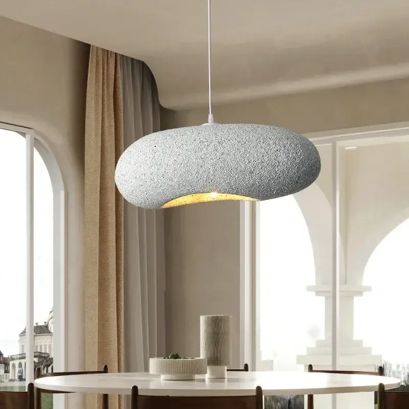 Nordic minimalism wabi-sabi led chandelier living room bedroom mode... Offre Limitée