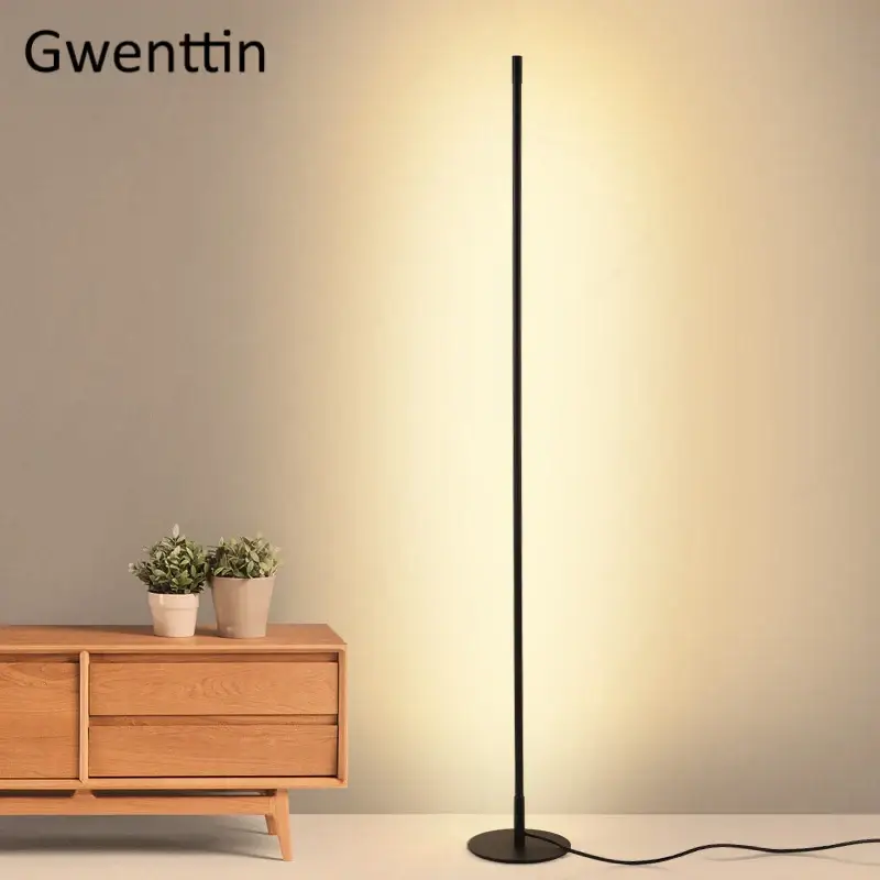 Paiement Sécurisé Minimalist nordic style led floor lamp for elegant interiors