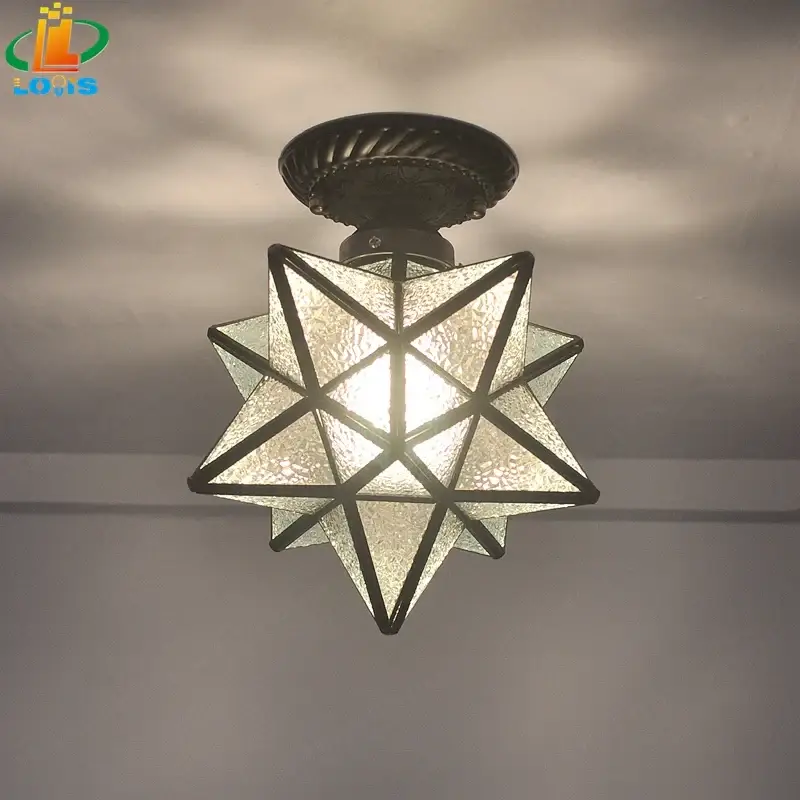 Modern star ceiling light pentagram design for hallway or entrance Petit Prix