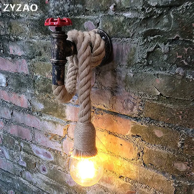 Vintage industrial wall light for loft and café Meilleure Vente