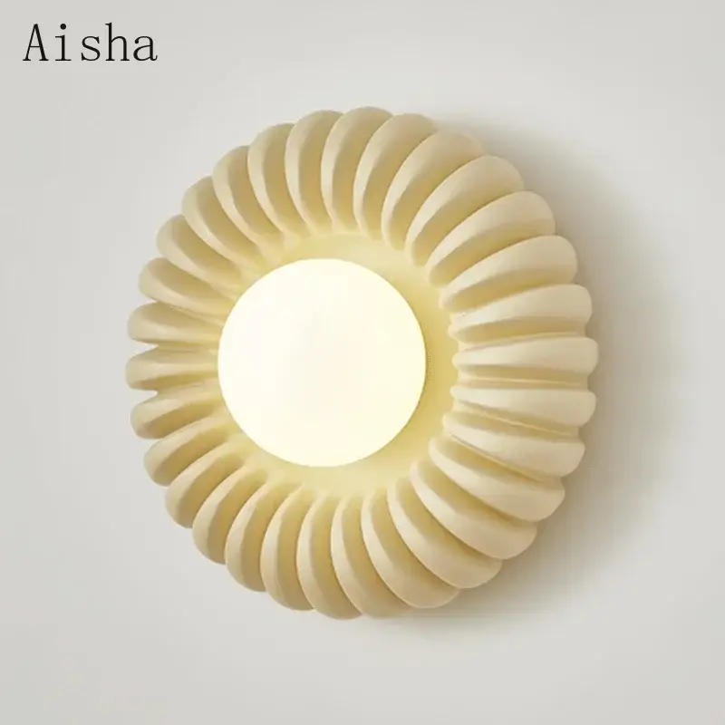 High-end retro circular resin wall light Acheter Direct