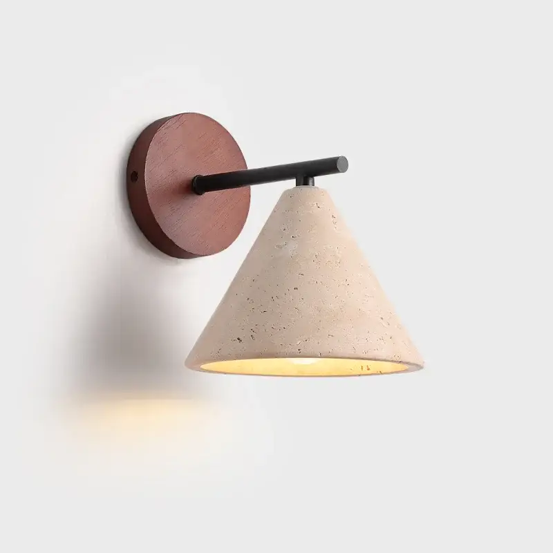 Decorative natural stone wall light Bon Marché