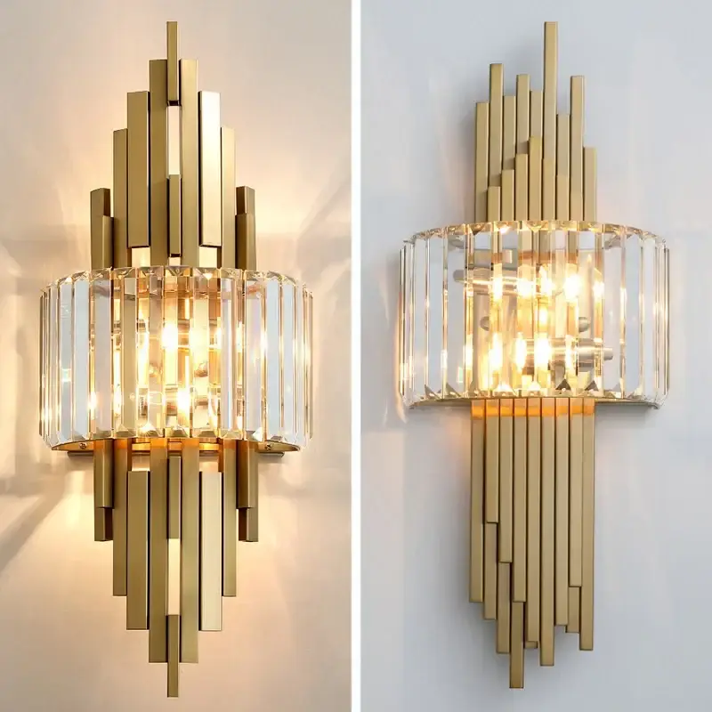 Usine Directe Modern elegant crystal led wall light