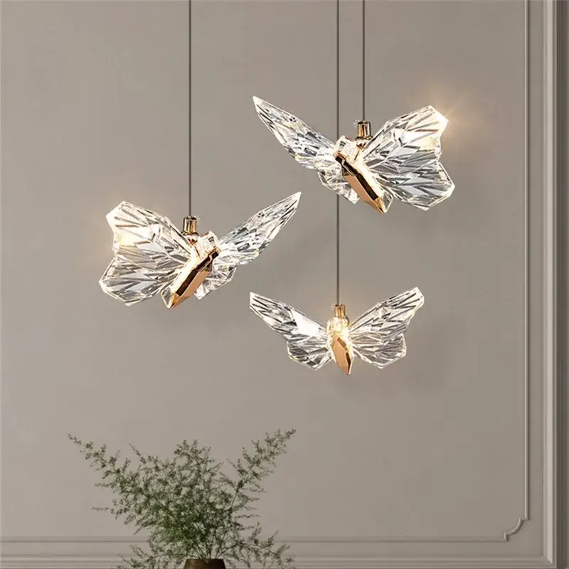 Must-Have Nordic crystal pendant light with modern decorative lighting