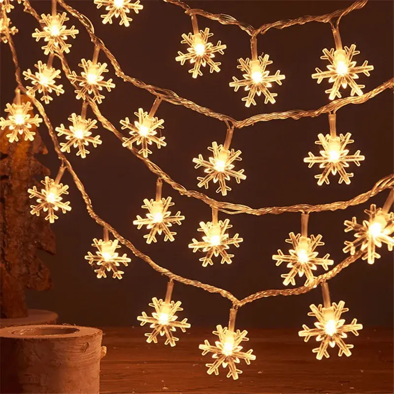 Populaire Snowflake led light garland for christmas decoration