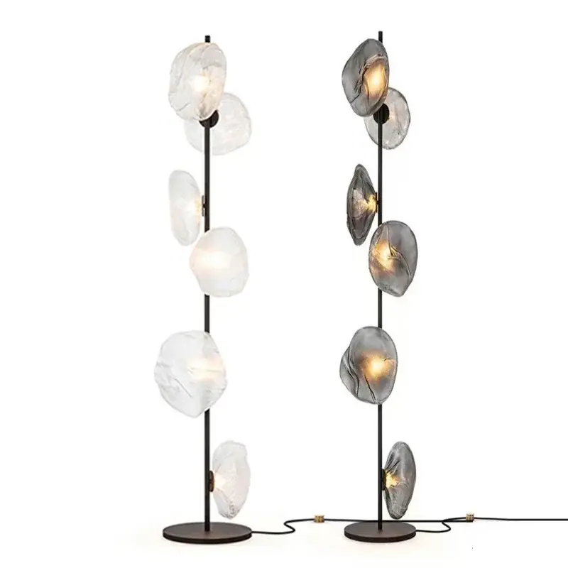 Super Prix Scandinavia glass shade led floor lamp living room home decor corne...