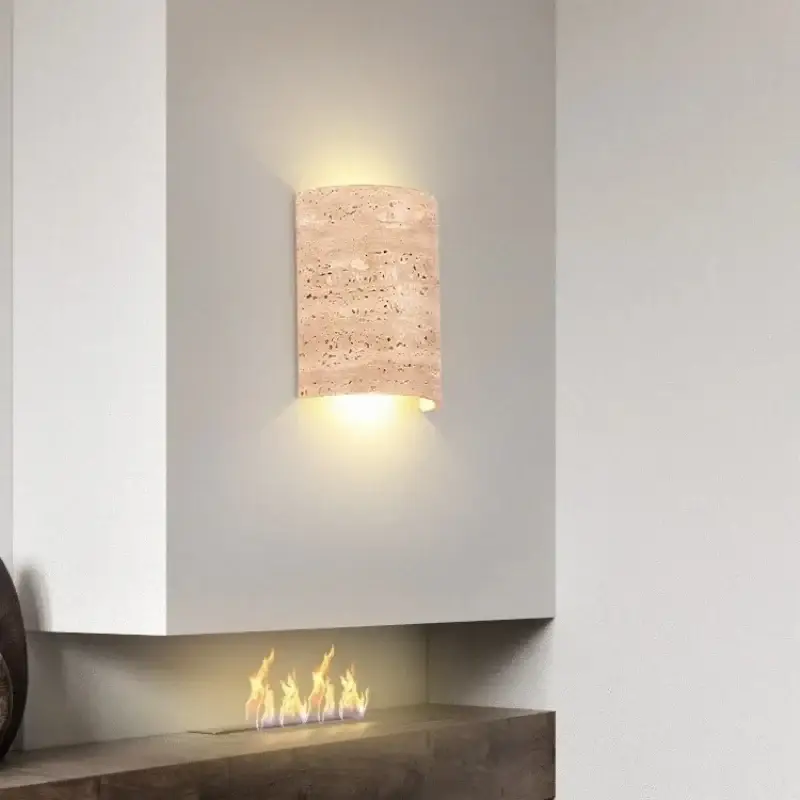 Modern decorative natural stone led wall light Vente Directe
