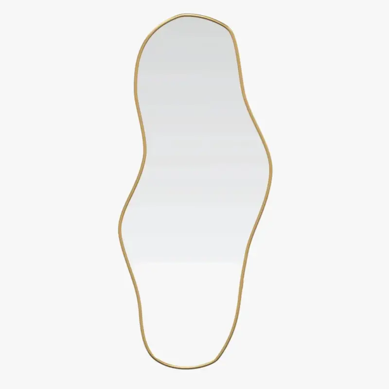 Elegant wall mirror with a refined gold design Bon Marché