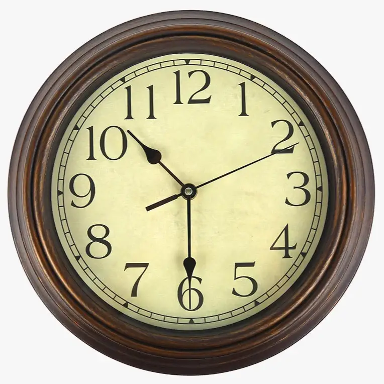 Retro silent wall clock for stylish home decor Promotion