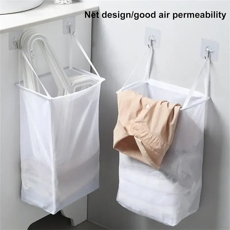 Prix Réduit Hanging mesh bag for storing dirty clothes