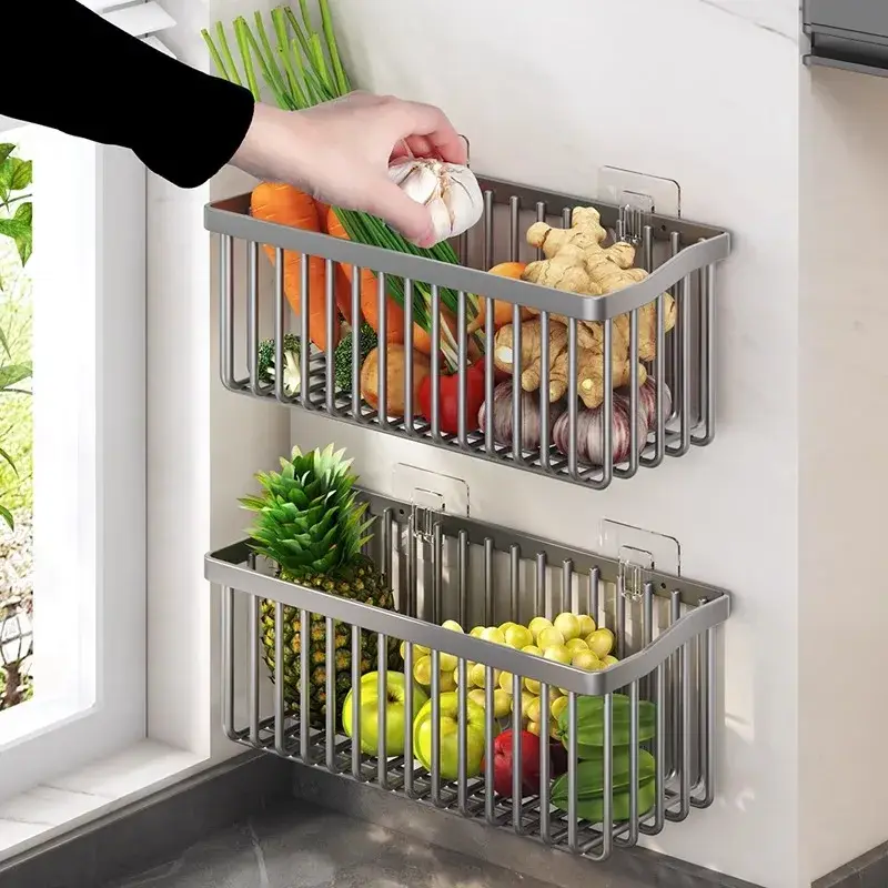 Achat Immédiat Hanging wall basket for fruits and vegetables and interior decoration